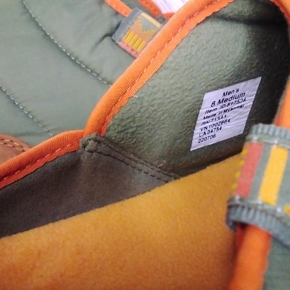 L.L. Bean Quilted Waterproof Men's Mountain Classic Slide Shoes Sz: 8 Men's - Picture 8 of 9